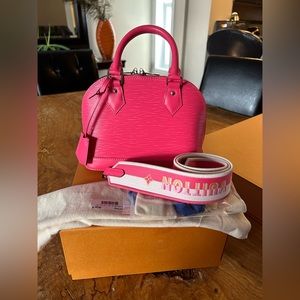 Authentic Louis Vuitton alma bb limited edition dragon fruit